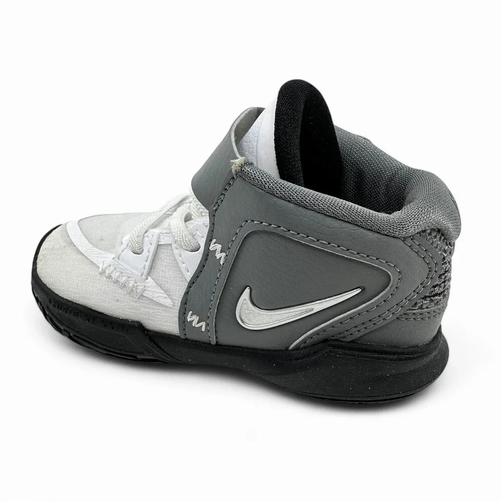Nike Kyrie Infinity SE White Chrome Smoke Grey Baby Toddler Size 5 Sneaker